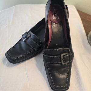 Aerology by AEROSOLES leather heeled Loafers